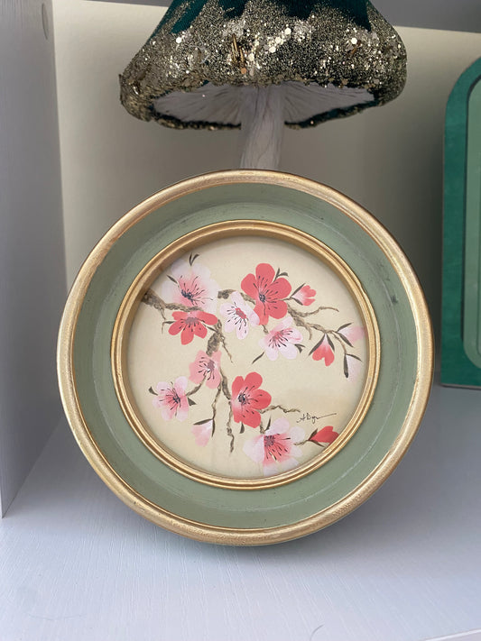 Cherry Blossoms Original Framed Painting