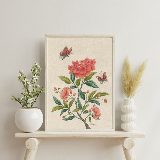 Fleur Framed Original Painting