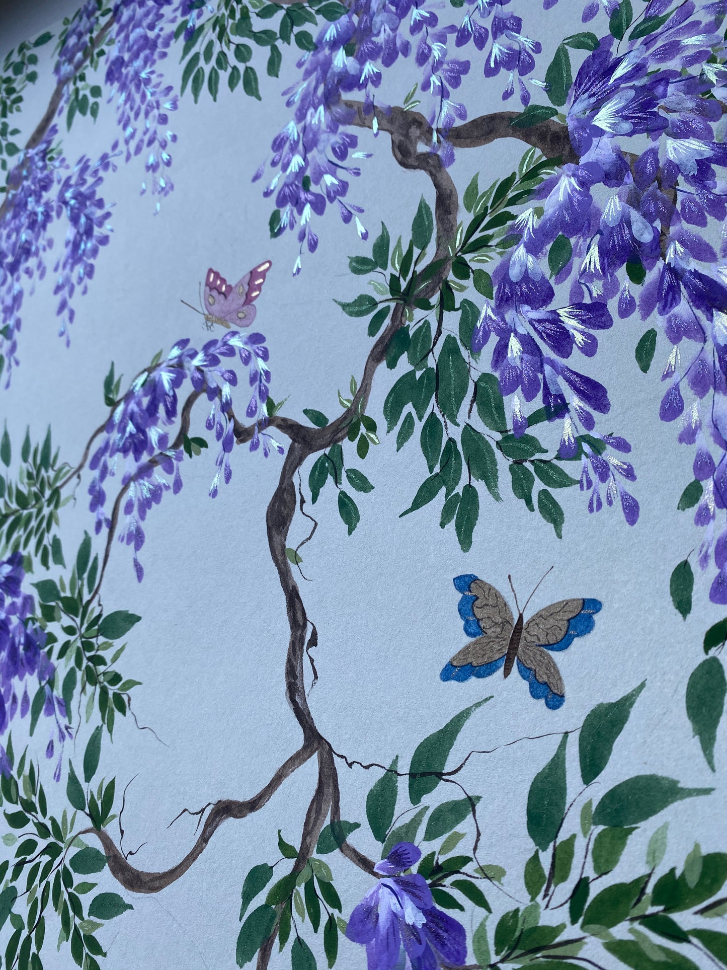 Wisteria Original Painting