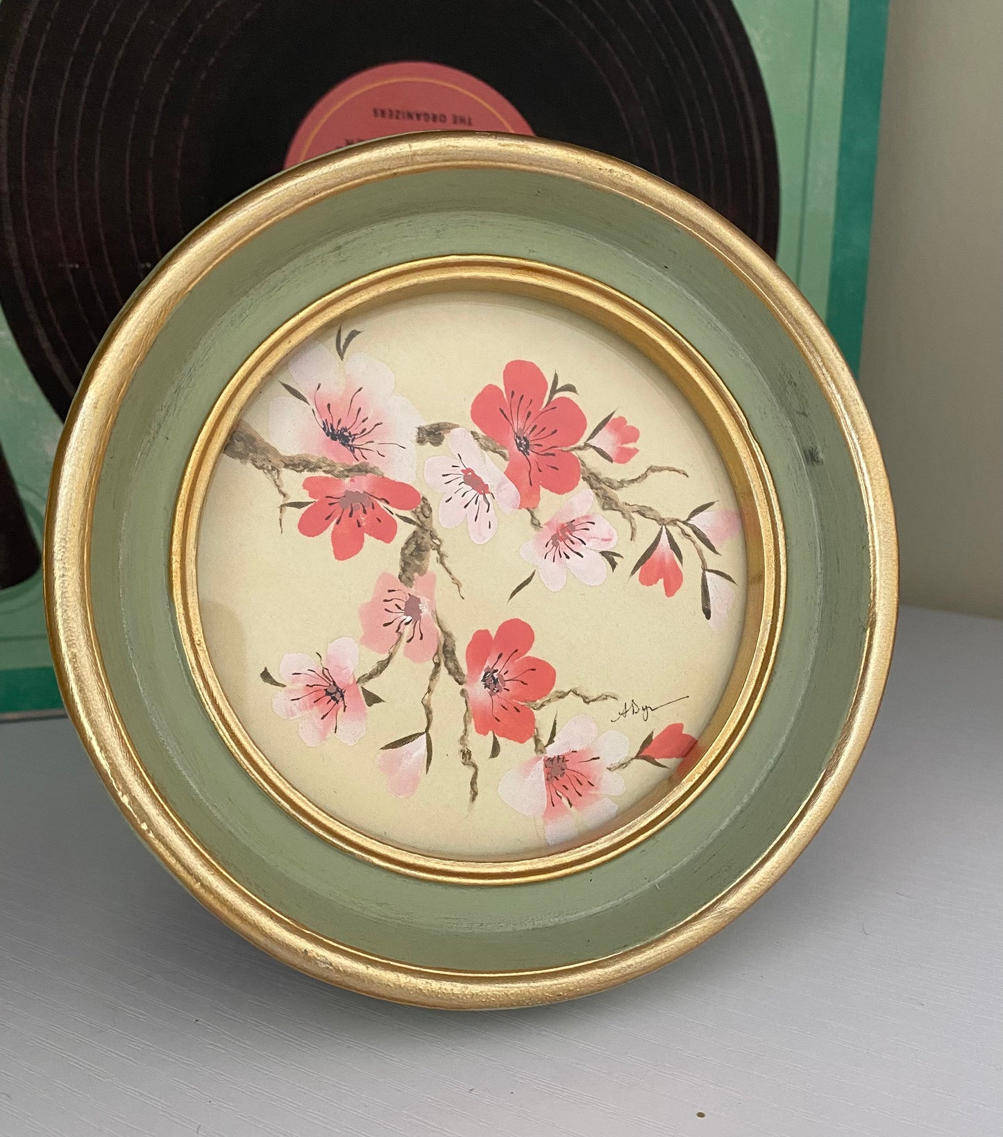 Cherry Blossoms Original Framed Painting