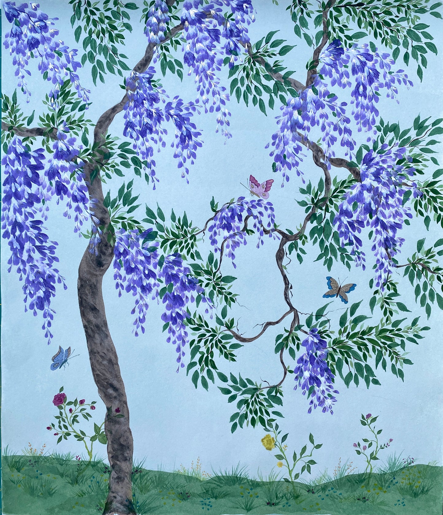 Wisteria Original Painting