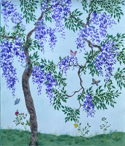 Wisteria Original Painting